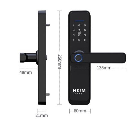 Cerradura inteligente para puerta WIFI integrado